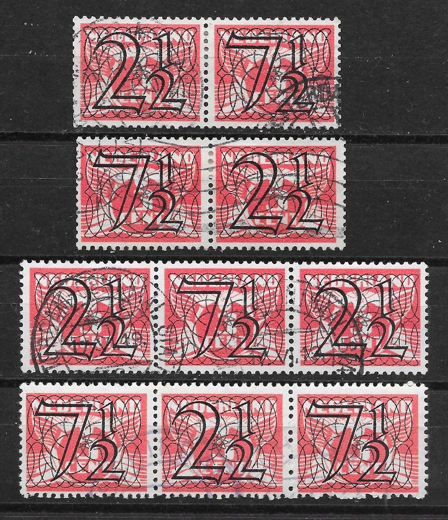 Nvph 356a/d gebruikt cw 67,50 B, Postzegels en Munten, Postzegels | Nederland, Ophalen of Verzenden