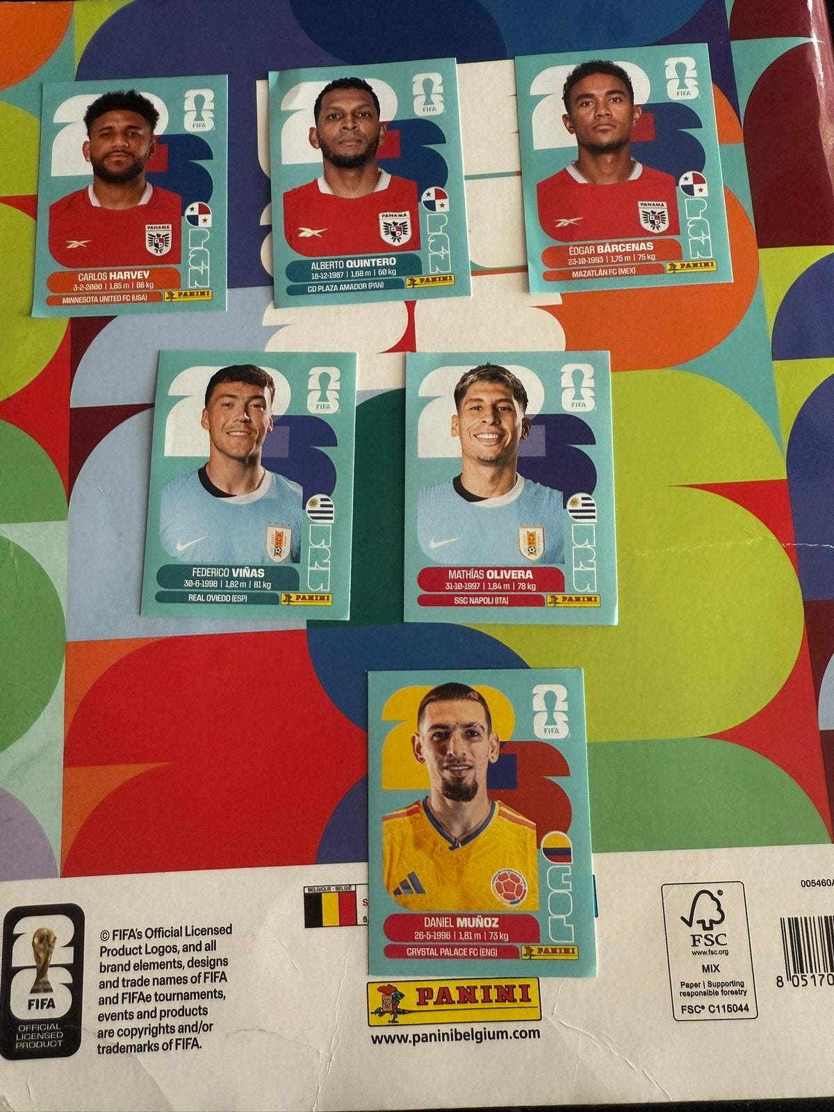 Panini Wk stickers, Verzamelen, Ophalen of Verzenden, Zo goed als nieuw, Buitenlandse clubs, Poster, Plaatje of Sticker