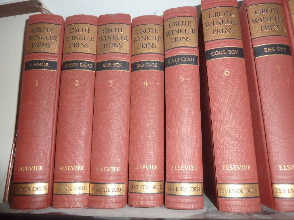 Grote Winkler Prins encyclopedie, Ophalen, Complete serie, Zo goed als nieuw, Algemeen