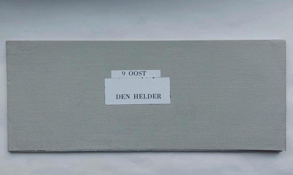 9OOST stafkaart uit 1971 Den Helder met oa Texel Cocksdorp, Staat der Nederlanden, Ophalen of Verzenden, 1800 tot 2000, Nederland
