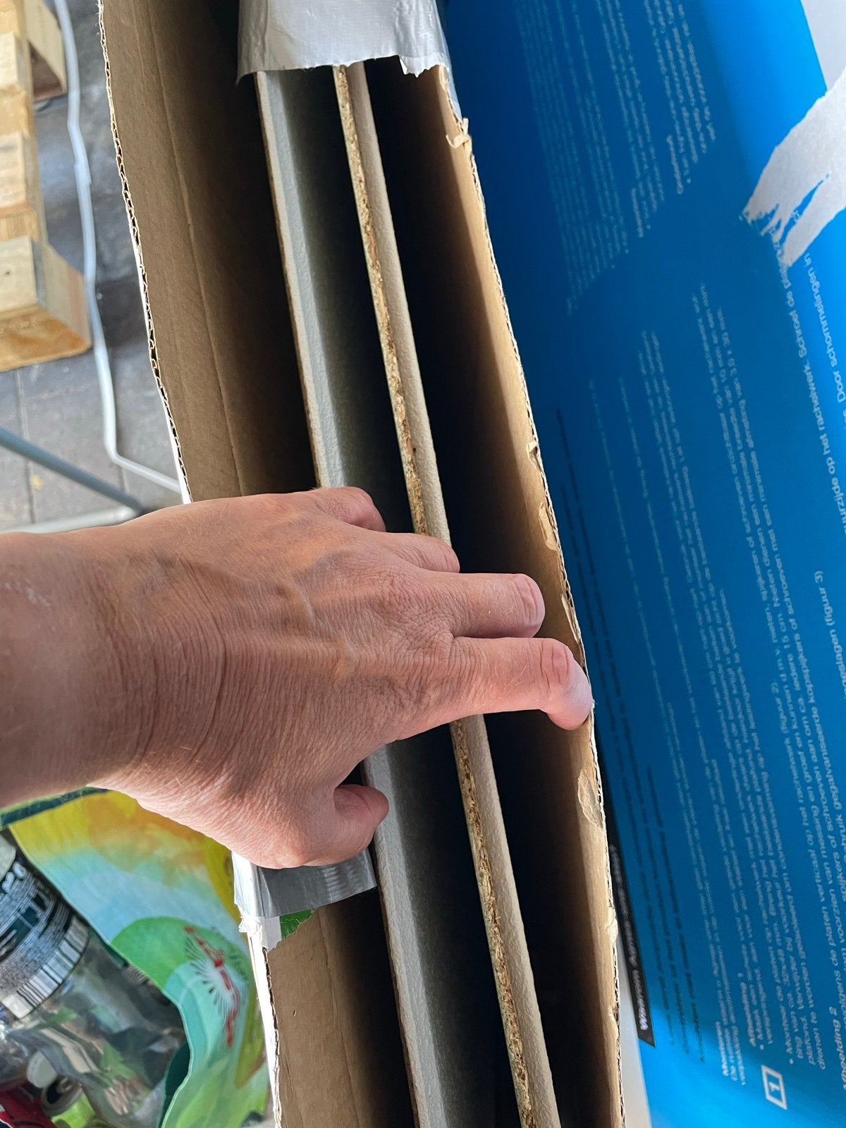 Agnes wand- en plafondplaten (grove) stuc, Ophalen, Nieuw, Hout
