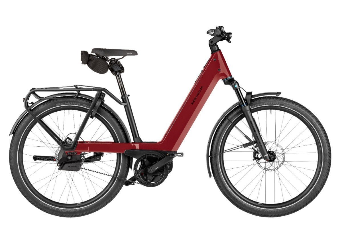 Riese & Müller Nevo5 Automatiq 800wh Lage instap Ruby Red, -, -, Nieuw, 47 tot 51 cm