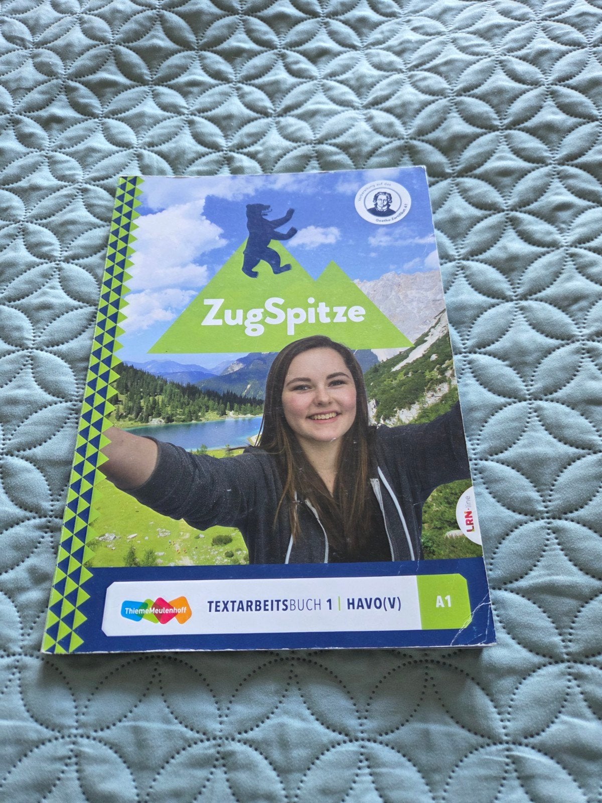 ZugSpitze TEXTARBEITSBUCH 1 HAVO(V) A1 Duits boek, Boeken, Ophalen of Verzenden, Gelezen, ThiemeMeulenhoff, Non-fictie