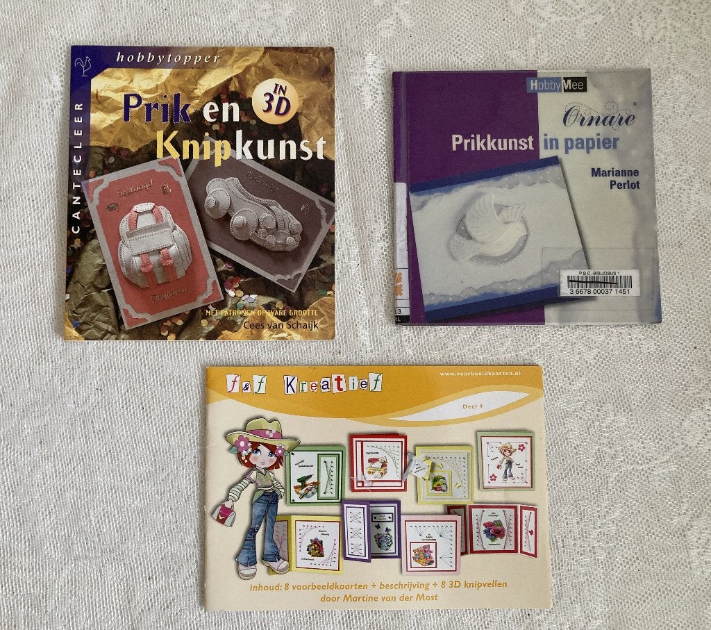 4 Boekjes om zelf kaarten te maken, Ophalen of Verzenden, Zo goed als nieuw, Overige thema's, Overige typen