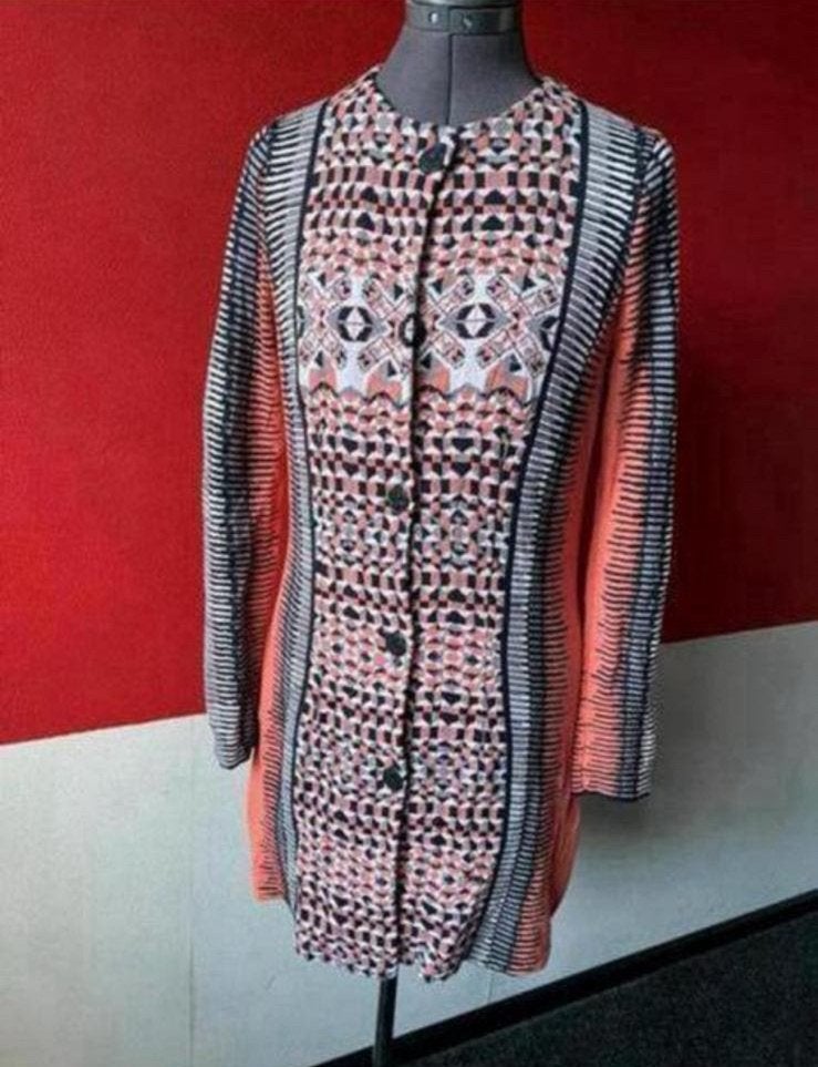 Soepel vest van Aldomartins zalmoranje maat 40., Ophalen of Verzenden, Gedragen, Maat 38/40 (M), Meerkleurig