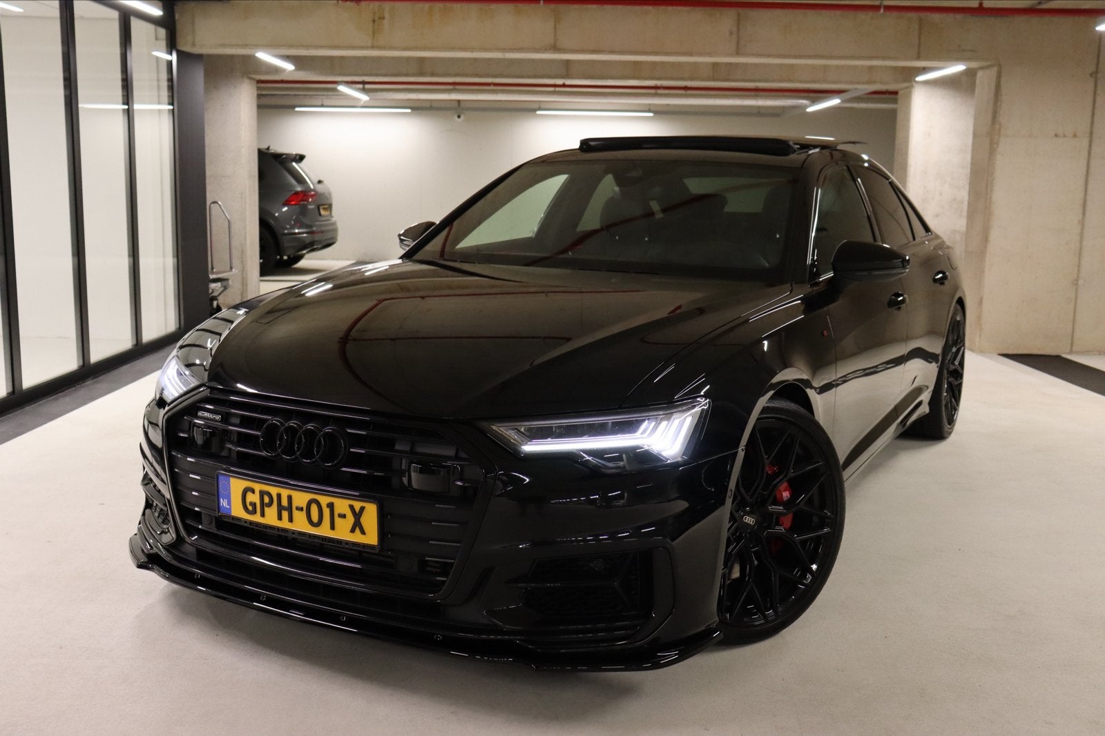 Audi A6 55 Tfsi e Quattro 460pk S Tronic 2021 Zwart, Auto's, Audi, Automaat, 460 pk, Zwart, Bedrijf