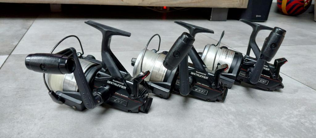3x Shimano Usa 4500a, Watersport en Boten, Ophalen of Verzenden, Gebruikt, Molen