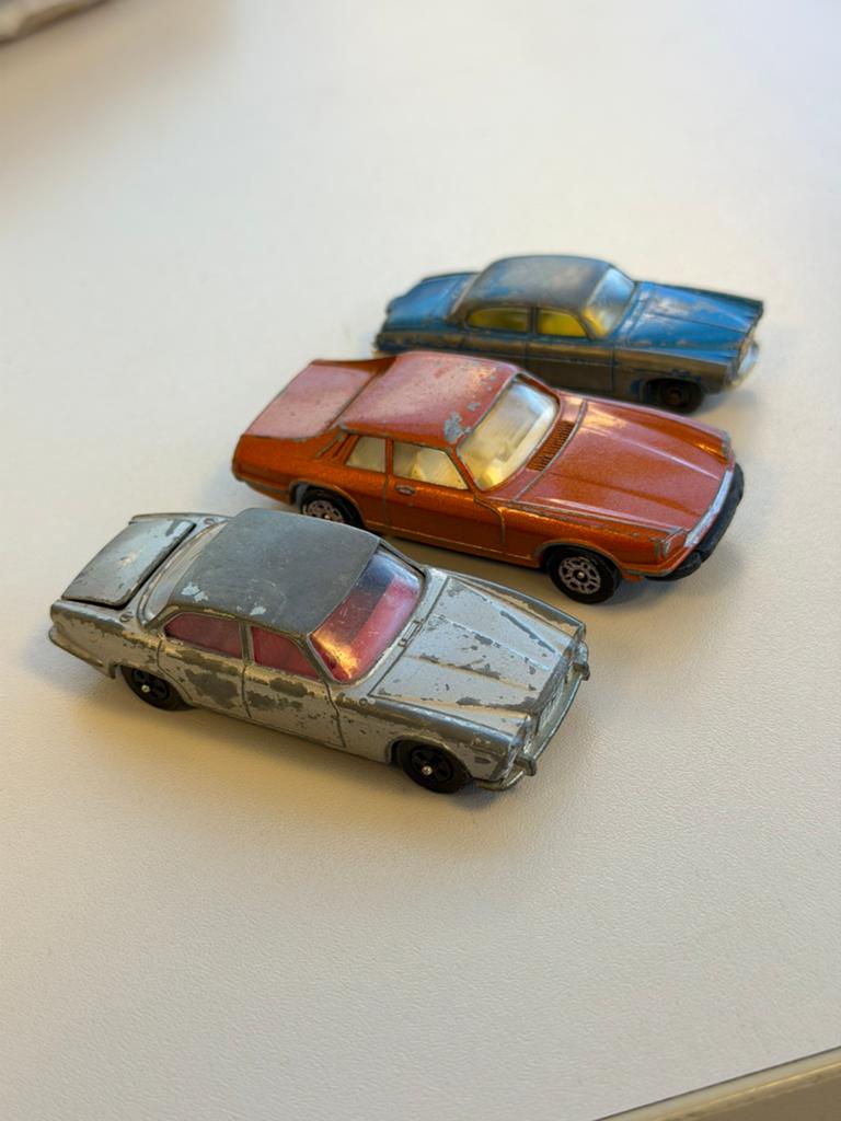 Vintage Corgi Juniors Jaguar Auto’s 3x husky whizzwheels, Auto, Ophalen of Verzenden, Zo goed als nieuw, H