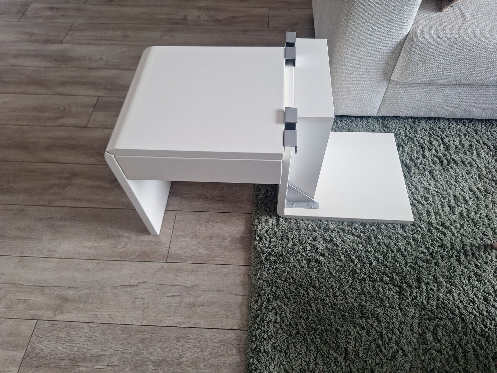 Twee nachtkastjes voor bed Fresh van Beter Bed, Ophalen, Minder dan 55 cm