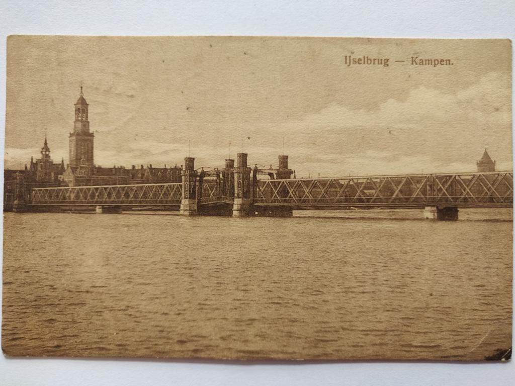 X1989 Kampen 1918 naar Rotterdam, Ophalen of Verzenden, Voor 1920, Zuid-Holland