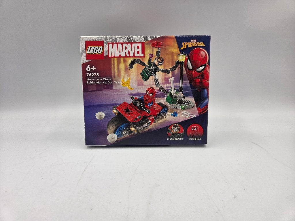 Lego Marvel 76275 Motorcycle Chase: Spider-Man vs. Doc Ock, Marvel, Lego, Nieuw, Ophalen of Verzenden