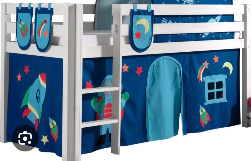 Vipack halfhoogslaper, Kinderen en Baby's, Kinderkamer | Stapelbedden en Hoogslapers, Ophalen, Gebruikt, Hoogslaper