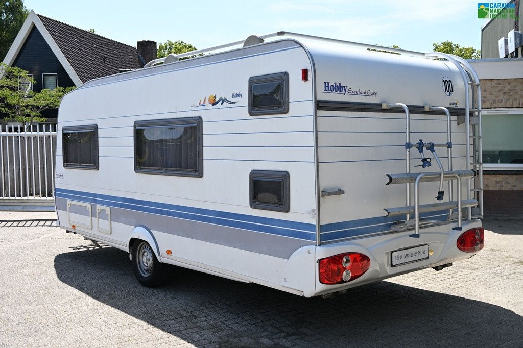 Hobby Excellent Easy 500 KMFe|Stapelbed|Mover|Voortent|Airco, Dwars-stapelbed, Hobby, Bedrijf, 5 tot 6 meter