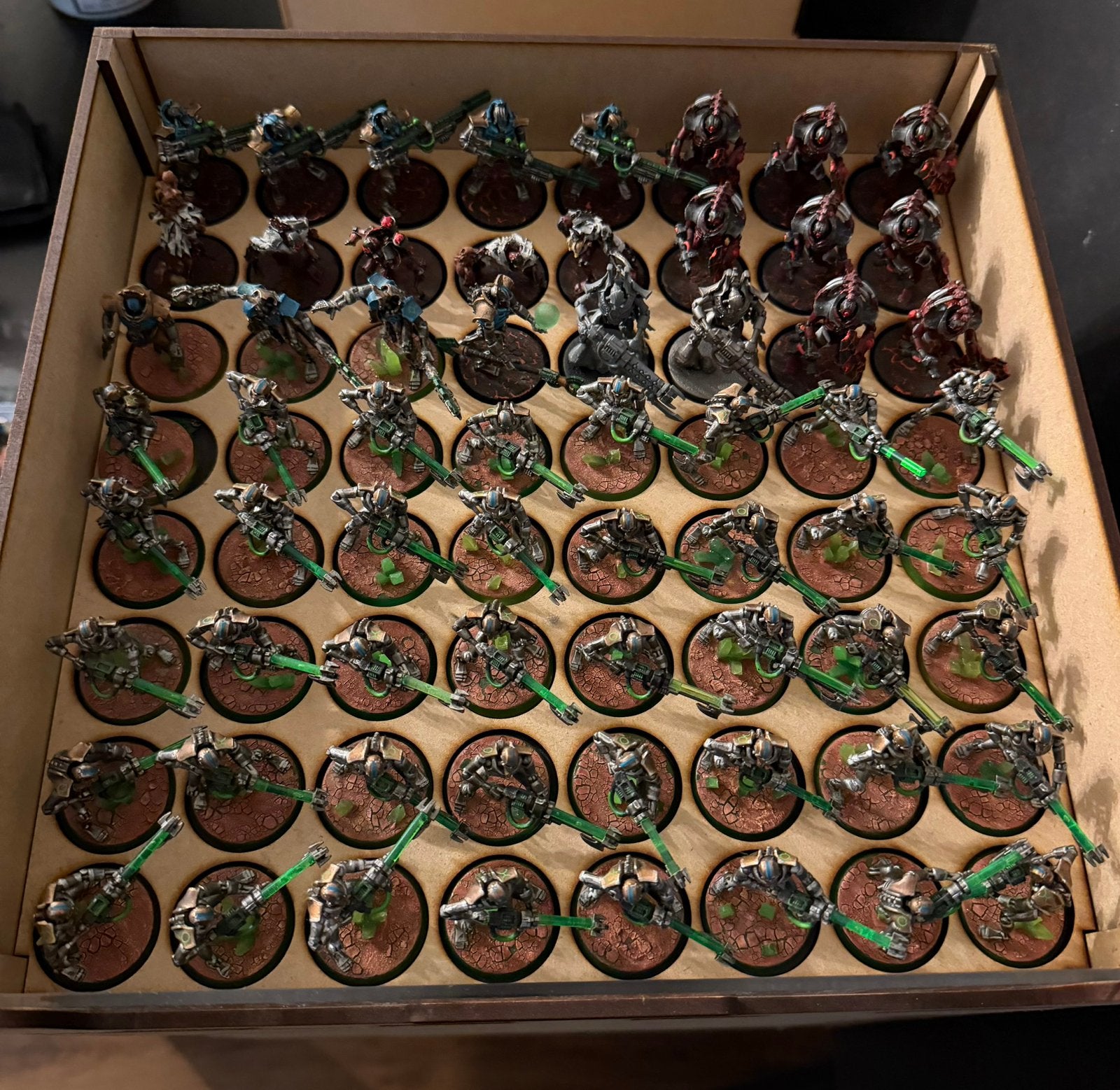 Volledig warhammer 40k Necron army, Hobby en Vrije tijd, Wargaming, Ophalen, Gebruikt, Figuurtje(s), Warhammer 40000