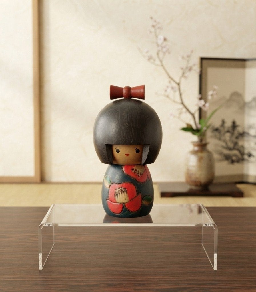 Vintage Kokeshi van Miyama Keiji, Hout, Handgemaakt, Ophalen of Verzenden, Japan