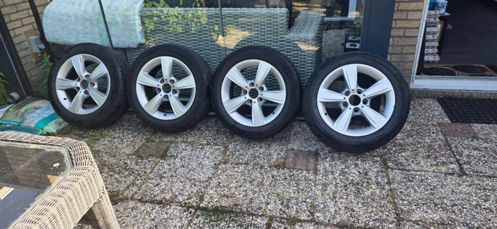 Originele BMW lichtmetalen Velgen 16 Inch Steekmaat 5x120, Auto-onderdelen, Banden en Velgen, Ophalen, Gebruikt, 16 inch, Banden en Velgen