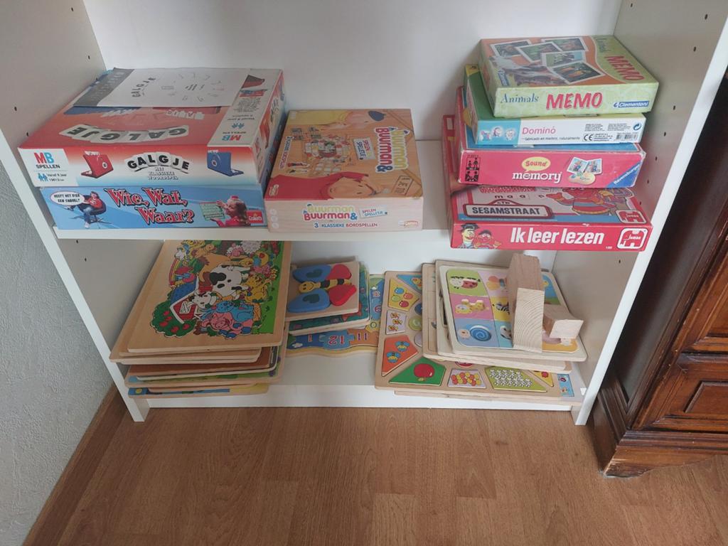 Diverse puzzels en spellen voor jong en oud, Hobby en Vrije tijd, Ophalen, Gebruikt, Legpuzzel