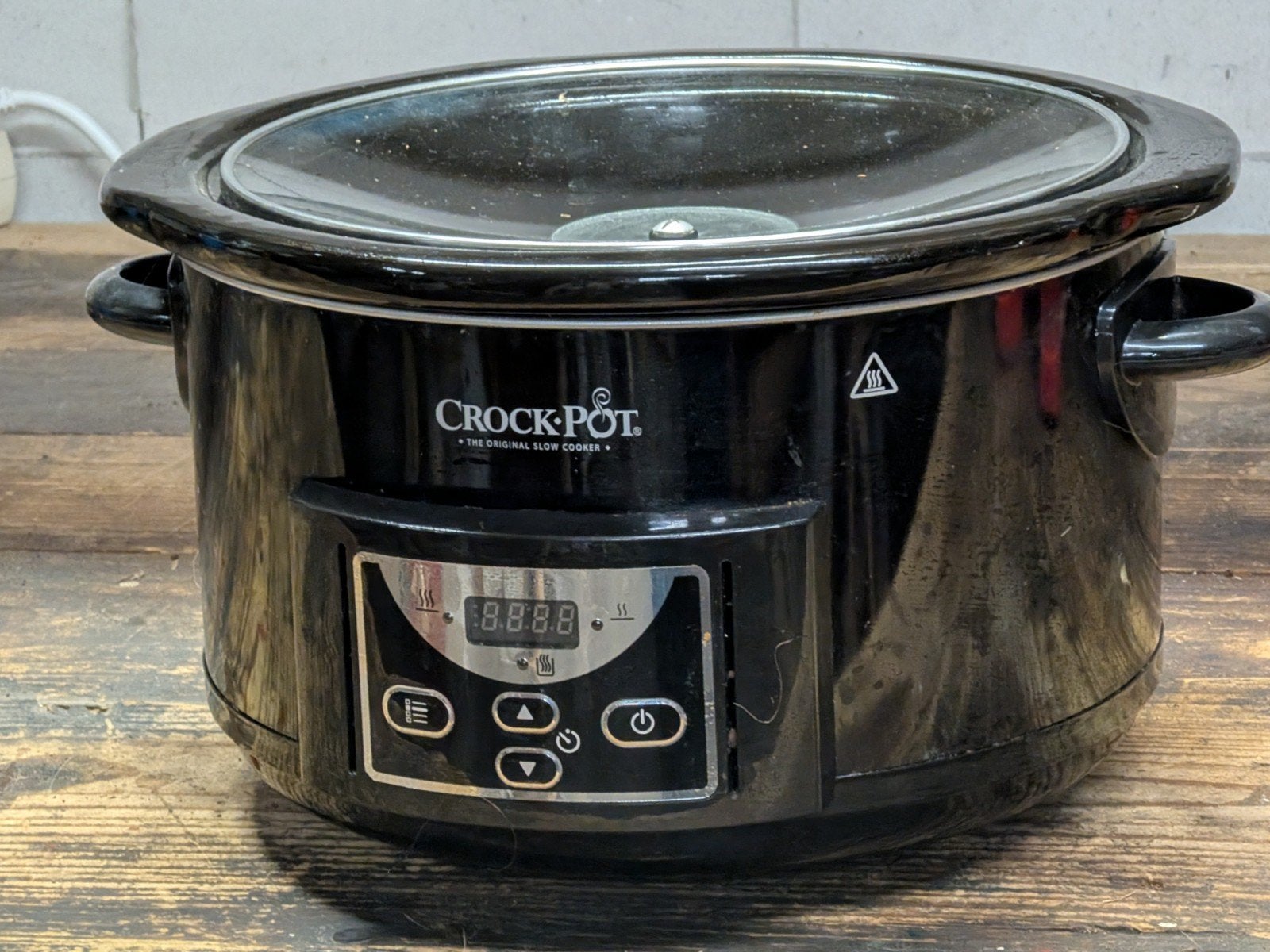 Crock-Pot Slow Cooker SCCPRC507B-050 - Zwart, Ophalen, Timer, Gebruikt