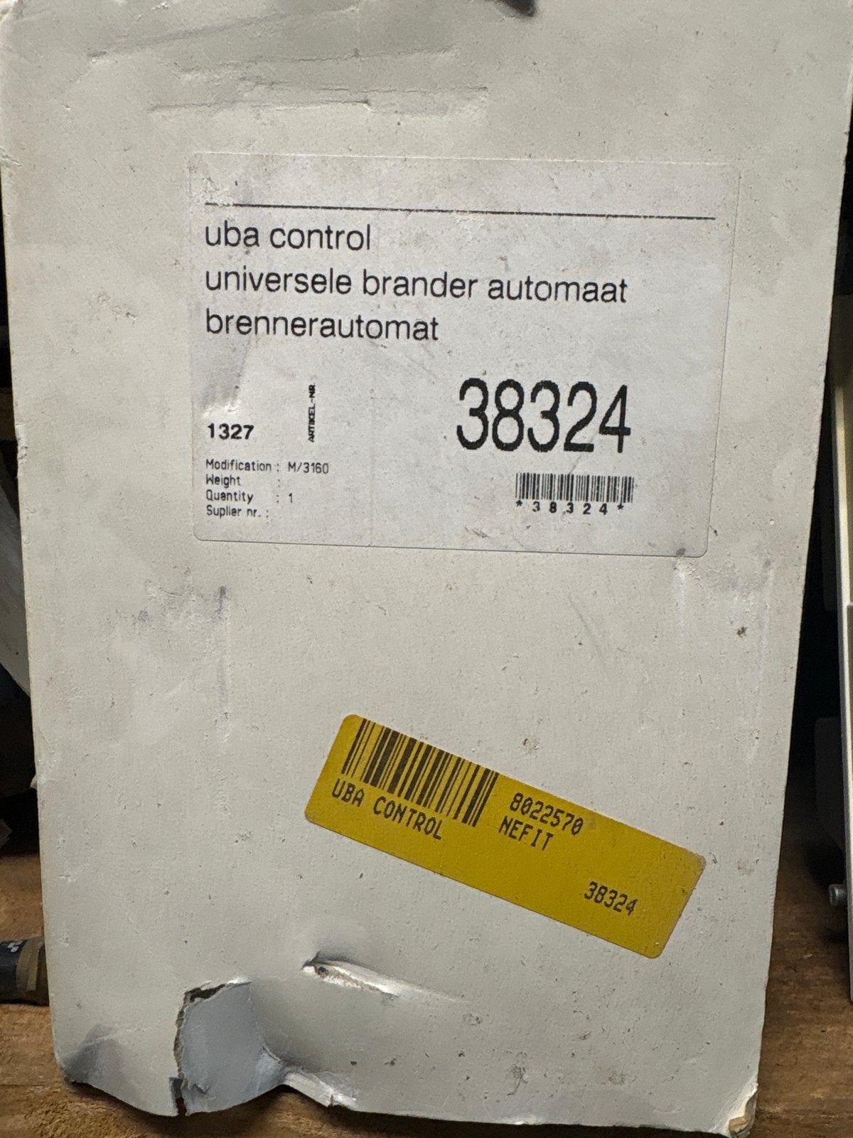 Nefit UBA Control Branderautomaat (Nieuw & Gebruikt), Ophalen of Verzenden, Nieuw, Overige typen