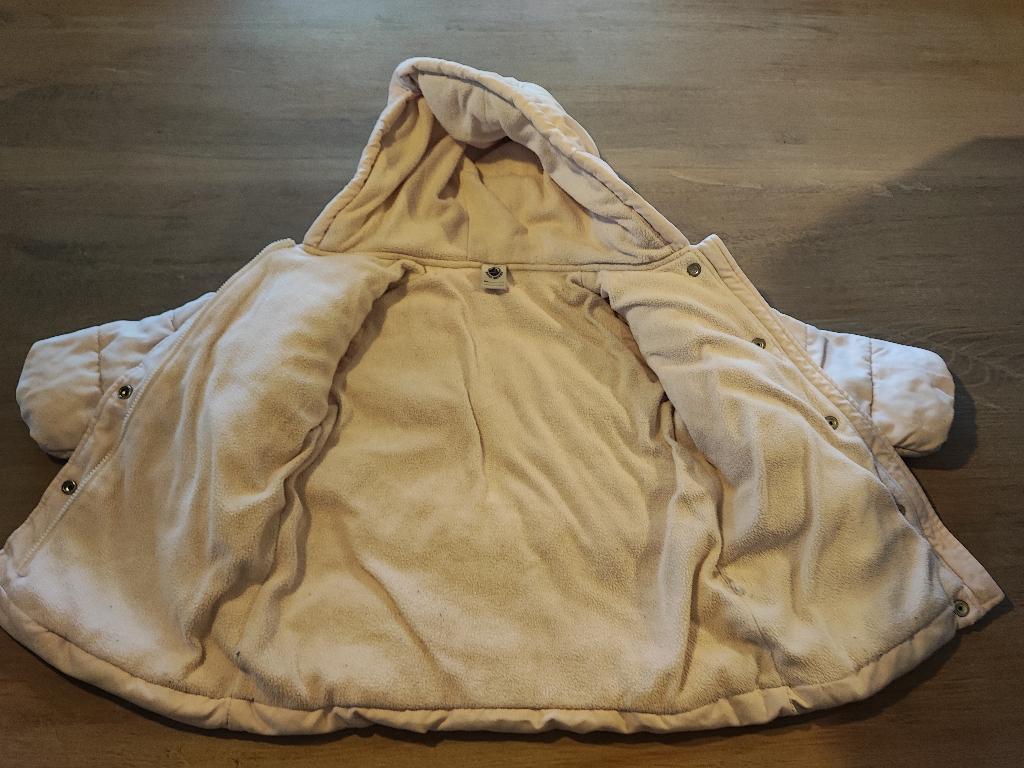 roze donsjas van petit bateau, maat 86, Meisje, Ophalen of Verzenden, Jasje, Petit Bateau