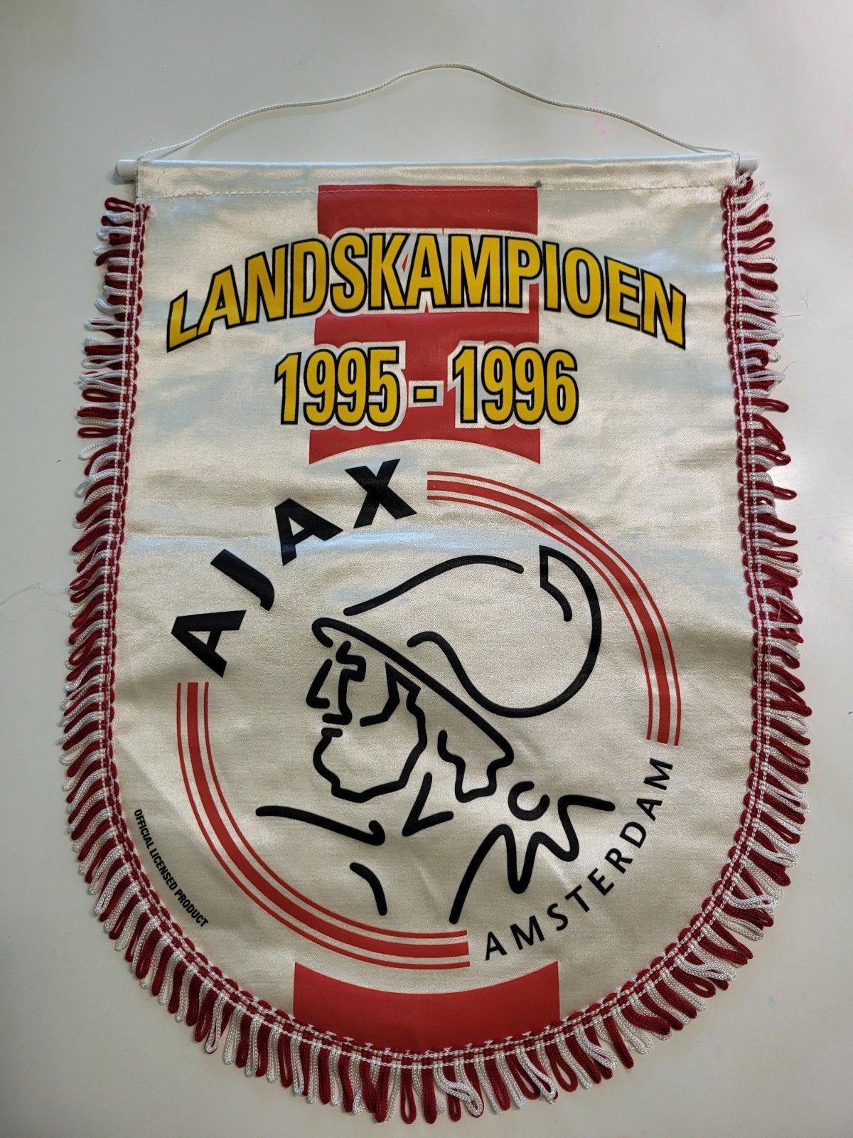 Ajax Landskampioen Vaantje 1995-1996, Verzamelen, Ophalen of Verzenden, Zo goed als nieuw, Ajax, Vaantje of Sjaal