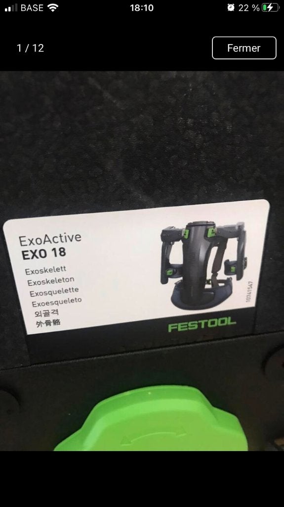 Festool exo 18 exoactive, Ophalen of Verzenden, Nieuw