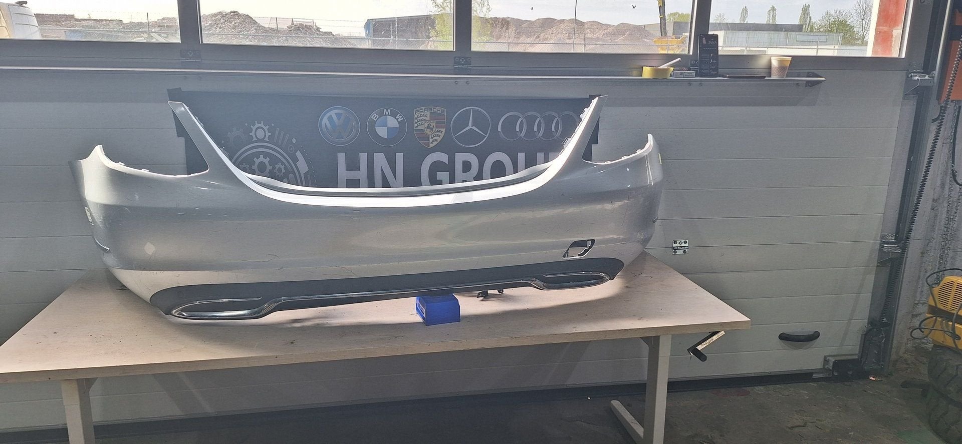 Mercedes C klasse W205 achterbumper 2017, Gebruikt, -, -, Ophalen of Verzenden