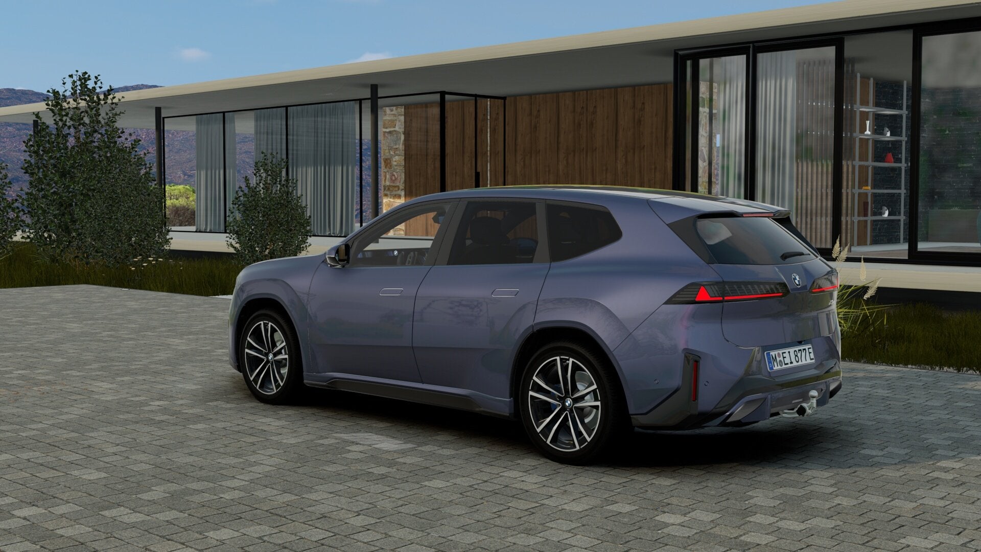 BMW iX3 40 eDrive M Sport / Panoramadak / Trekhaak / Driving, Automaat, Achterwielaandrijving, Zwart, Leder