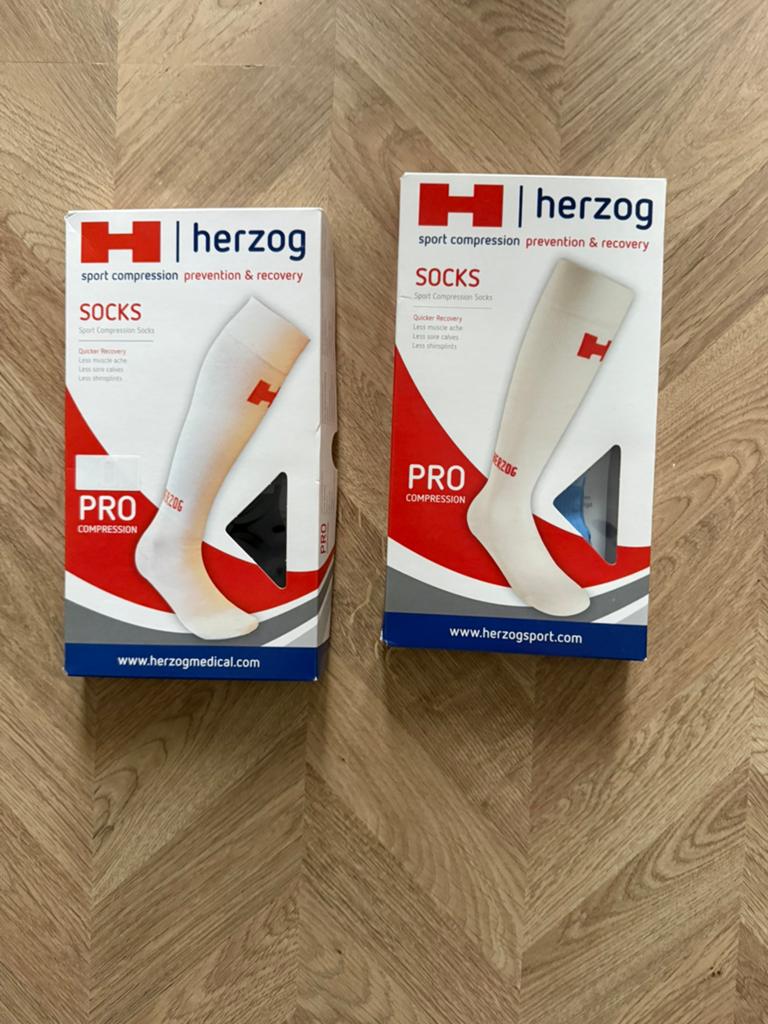 Herzog compressie kousen lang, Sport en Fitness, Loopsport en Atletiek, Ophalen of Verzenden, Nieuw, Kleding, Overige merken
