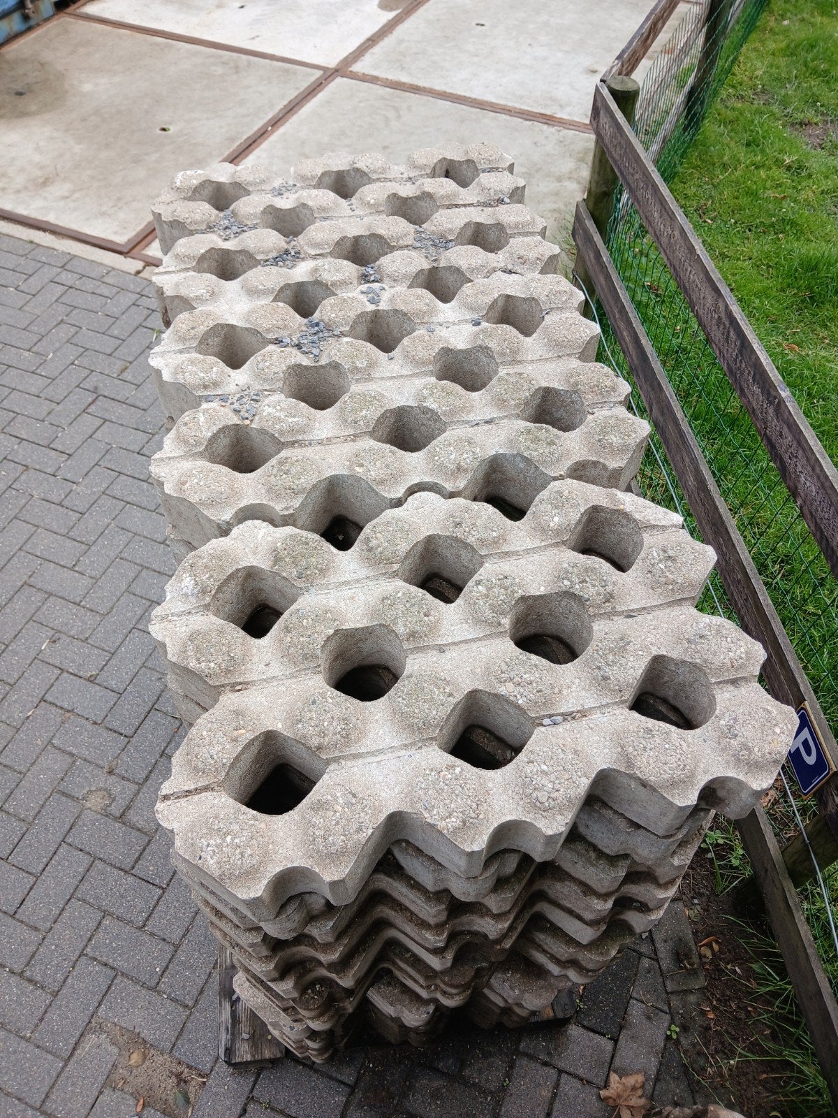 Grasbetontegels grasbeton tegels, Tuin en Terras, Ophalen, Overige typen