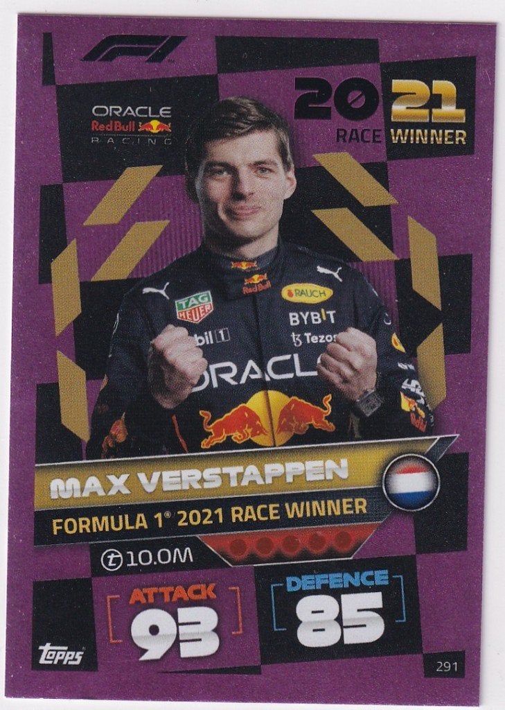 Max Verstappen Pink Parallel #291, Verzenden, Nieuw, Formule 1