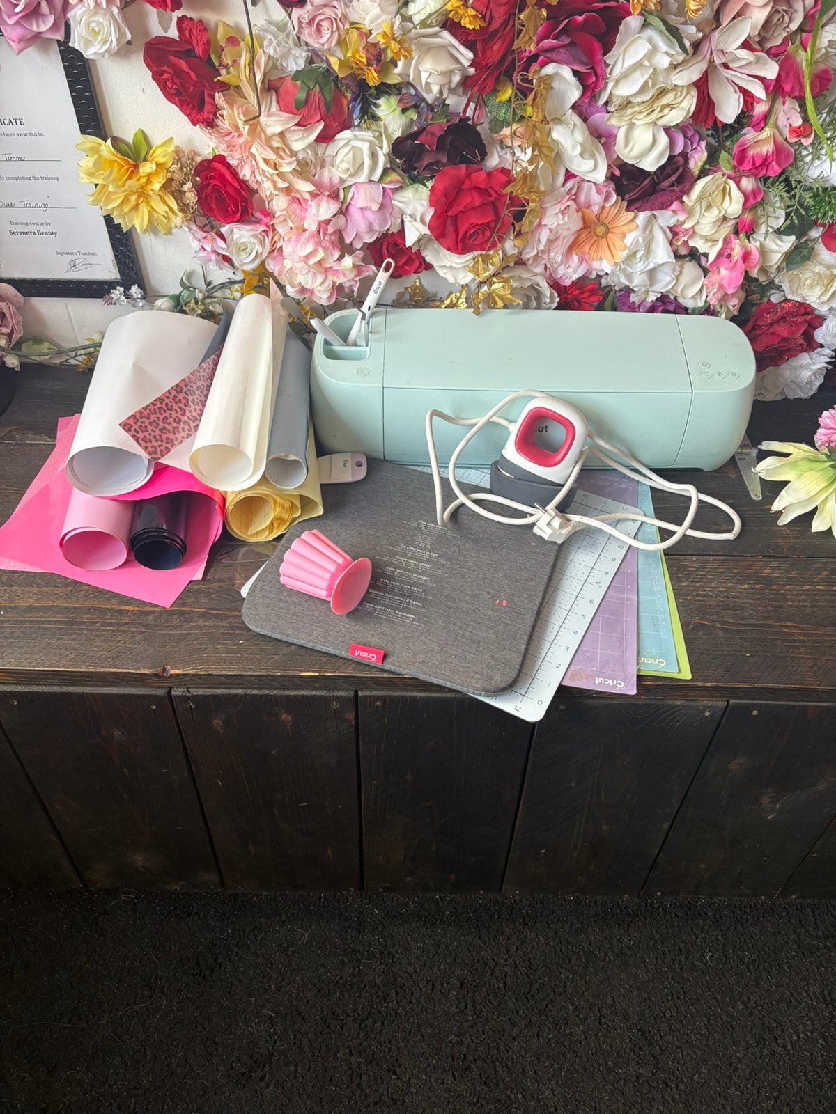 Cricut explore 3 snijmachine, Hobby en Vrije tijd, Ophalen, Groen, Zo goed als nieuw, Machine