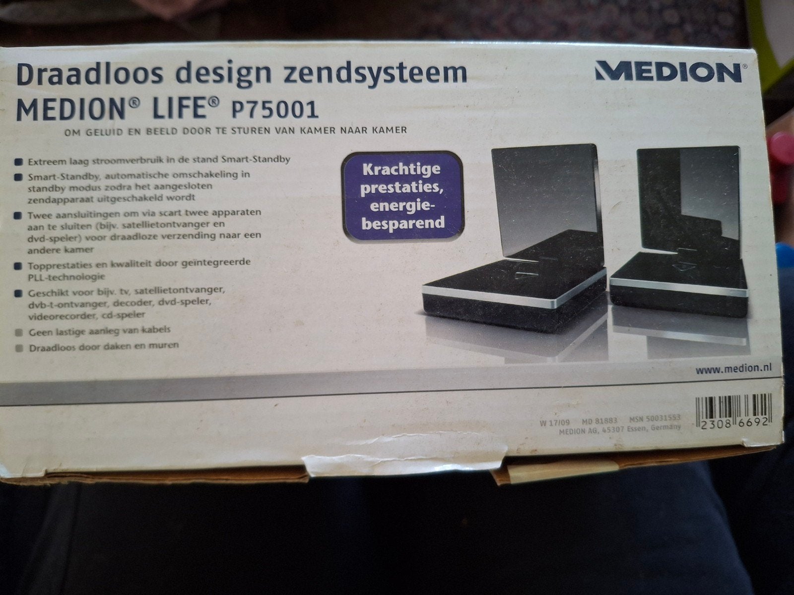 Medion Life P75001 Draadloos Design Zendsysteem, Ophalen of Verzenden, Nieuw, Audio
