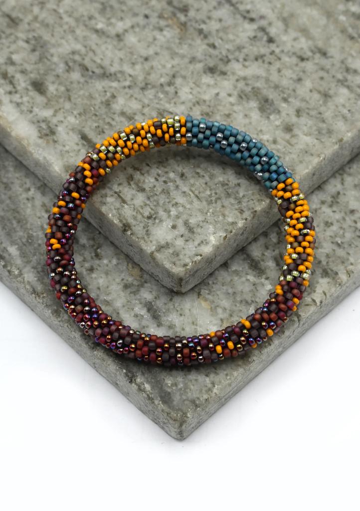 Glaskralen armband - arizona - RB270, Overige materialen, Overige kleuren, Verzenden, Nieuw