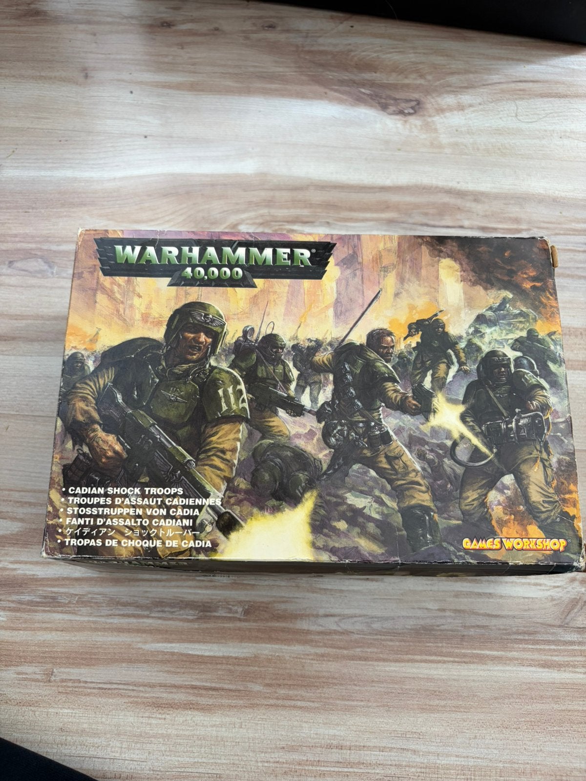 Warhammer 40k astra militarum cadian shock troops, Hobby en Vrije tijd, Ophalen of Verzenden, Nieuw, Warhammer 40000, Figuurtje(s)