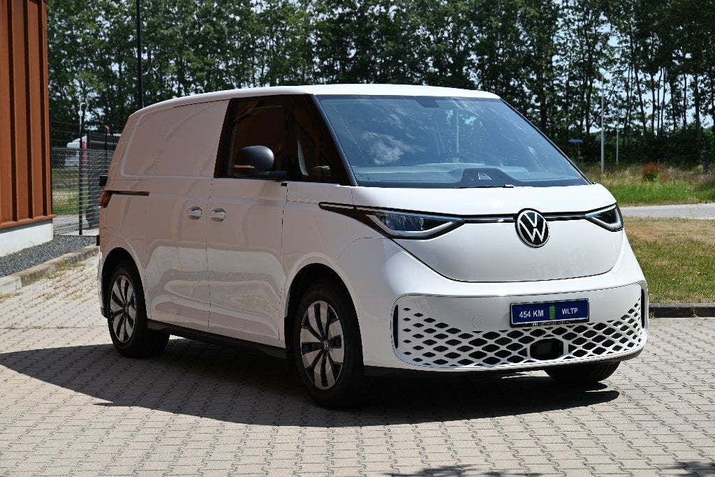 Volkswagen ID. Buzz Cargo LONG RANGE+ | 454 km  | 5 jr gar., Auto's, Automaat, Achterwielaandrijving, Zwart, Volkswagen