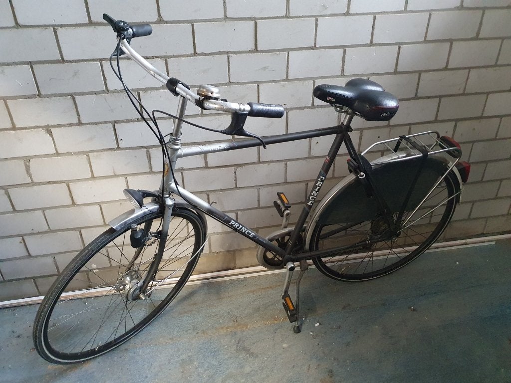 Gratis herenfiets 6 versnellingen, Gebruikt, Versnellingen, 61 tot 65 cm, Trommelrem