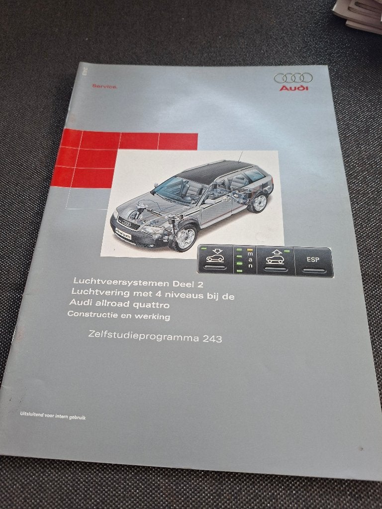 Service training audi luchtveersystemen, Ophalen of Verzenden