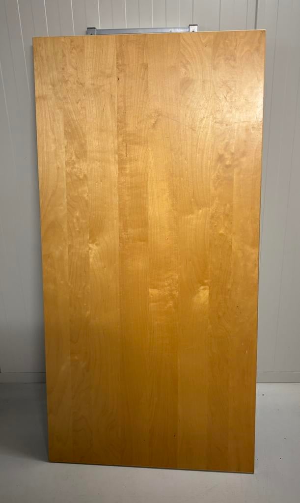 Massief houten bureau met ronde vorm, Ophalen, Nieuw