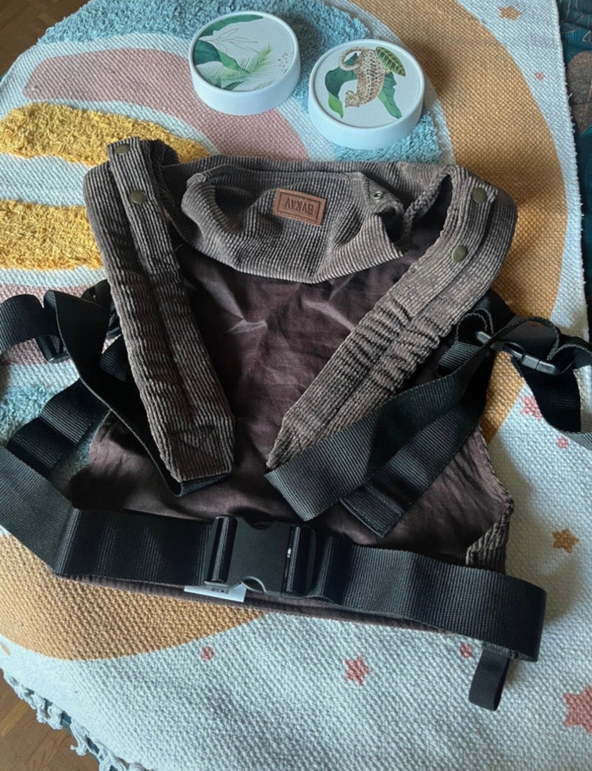 Bykay Click Carrier Classic Draagzak met Teddy Inlay, Zo goed als nieuw, Buik, Rug of Zij, Draagzak, Ophalen