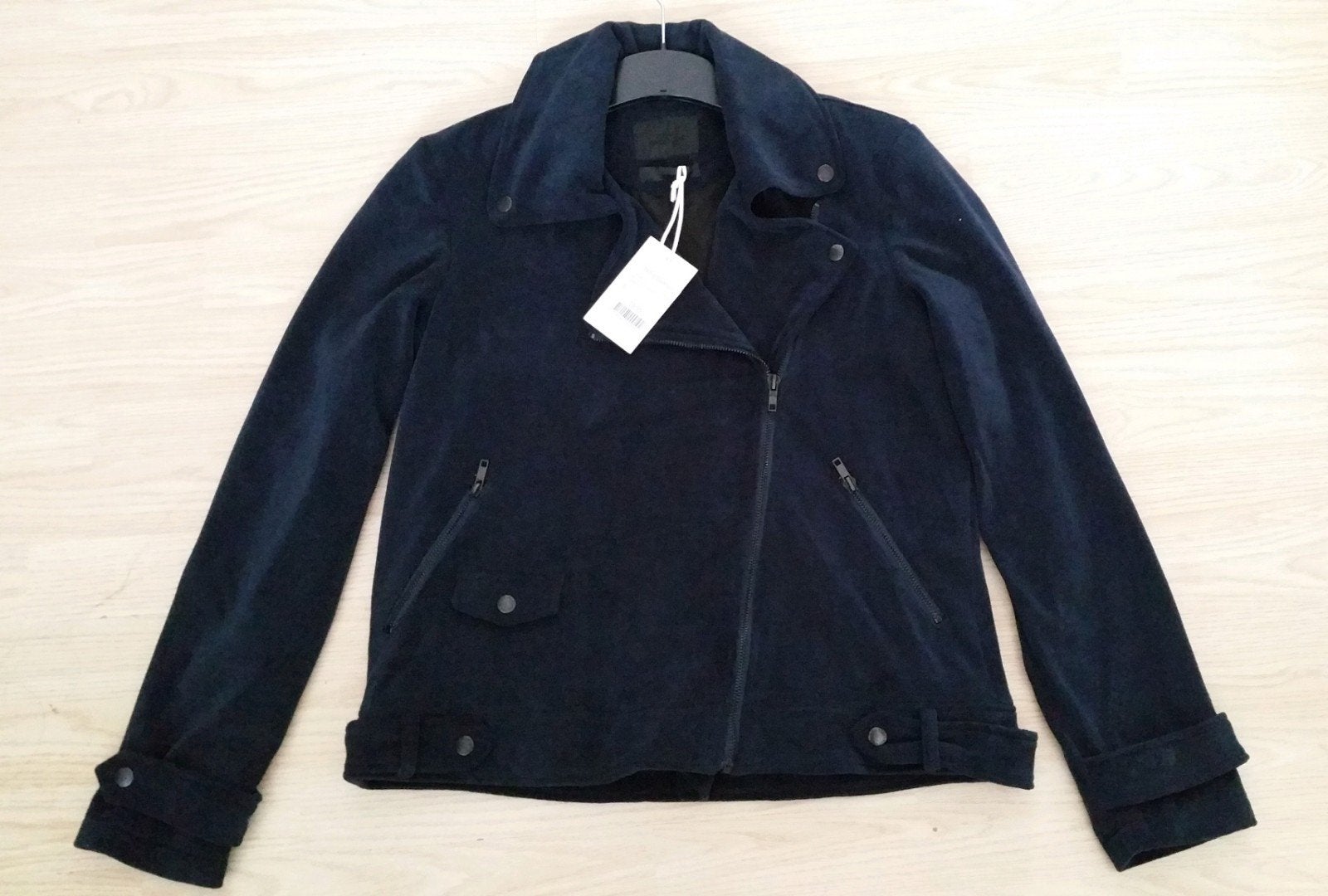 Melting Stockholm Oversized Biker Jas Maat S, Kleding | Dames, Blauw, Nieuw, Ophalen of Verzenden, Maat 36 (S)
