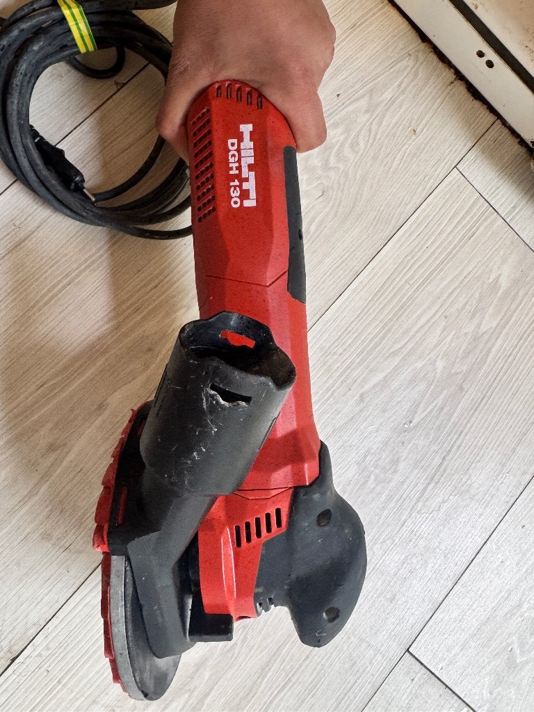 Hilti DGH 130, Ophalen of Verzenden, Zo goed als nieuw, Minder dan 700 watt, Haakse handslijpmachine