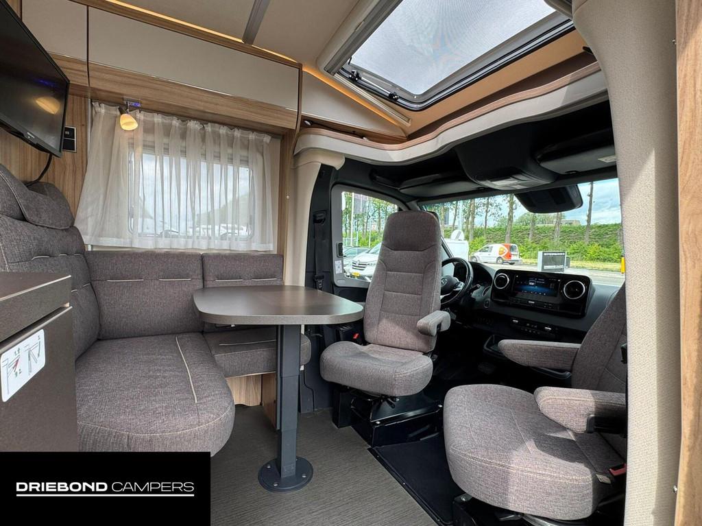 Hymer MLT 580 V6 190PK Enkele Bedden Led-Xenon Zonnepanelen, Caravans en Kamperen, Campers, Automaat, Airbags, 6 tot 7 meter, Bedrijf