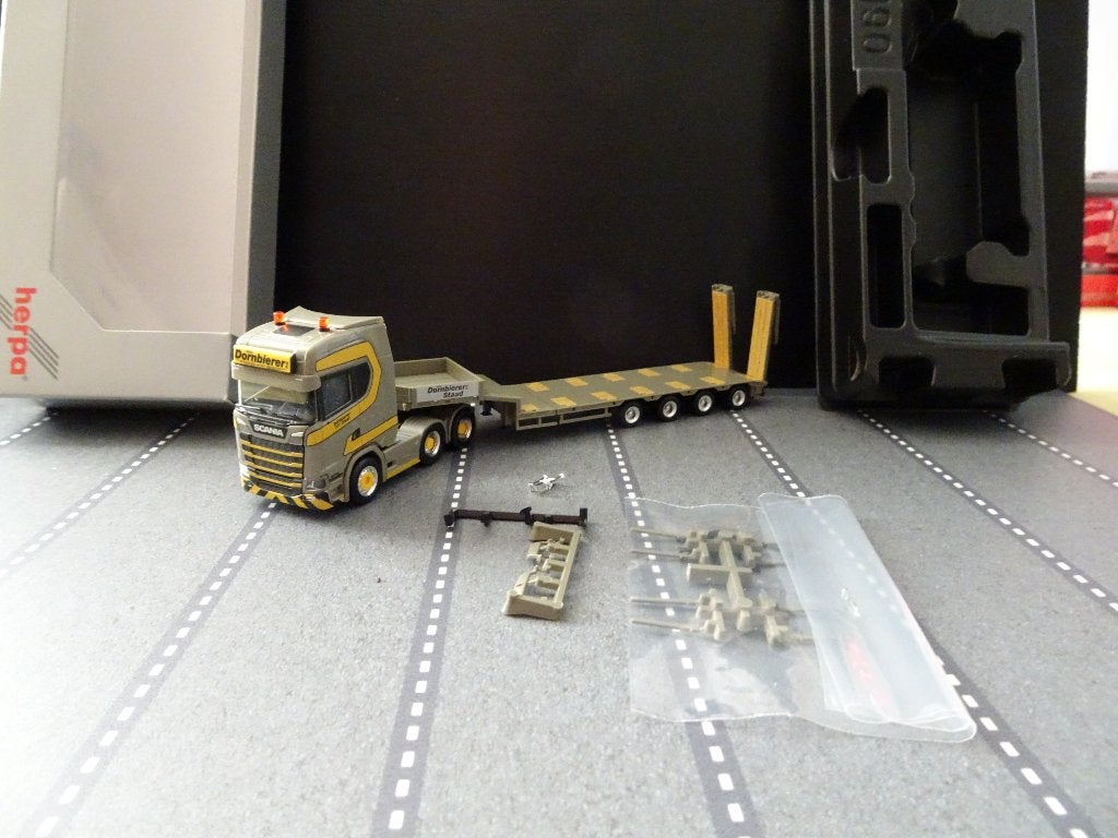 978 herpa 955997 scania cs dornbierer zwitserland 1:87 truck, Ophalen of Verzenden, Nieuw, Bus of Vrachtwagen, Herpa