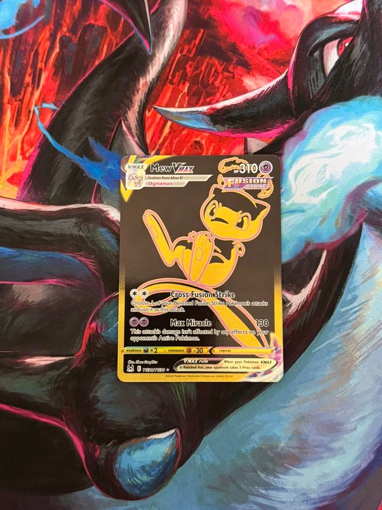 Pokémon kaarten Mew Vmax #TG30, Ophalen of Verzenden, Zo goed als nieuw, Losse kaart