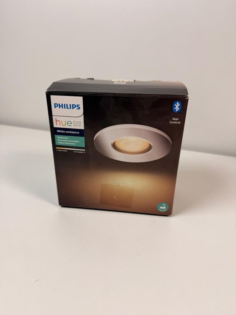 Philips Hue White Ambiance Inbouwspot - Nieuw in doos, Metaal of Aluminium, Nieuw, Ophalen of Verzenden, Led