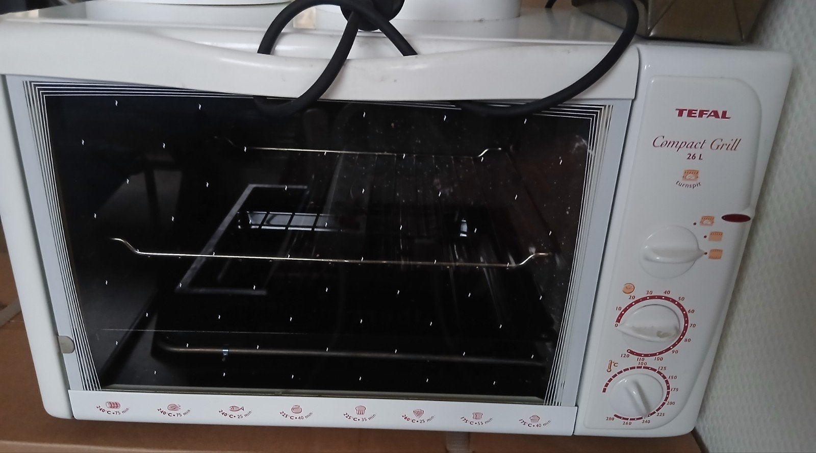Tefal Compact Grill Oventje 26L - Ideaal voor kleine ruimtes, Ophalen, Minder dan 45 cm, Gebruikt, Tefal