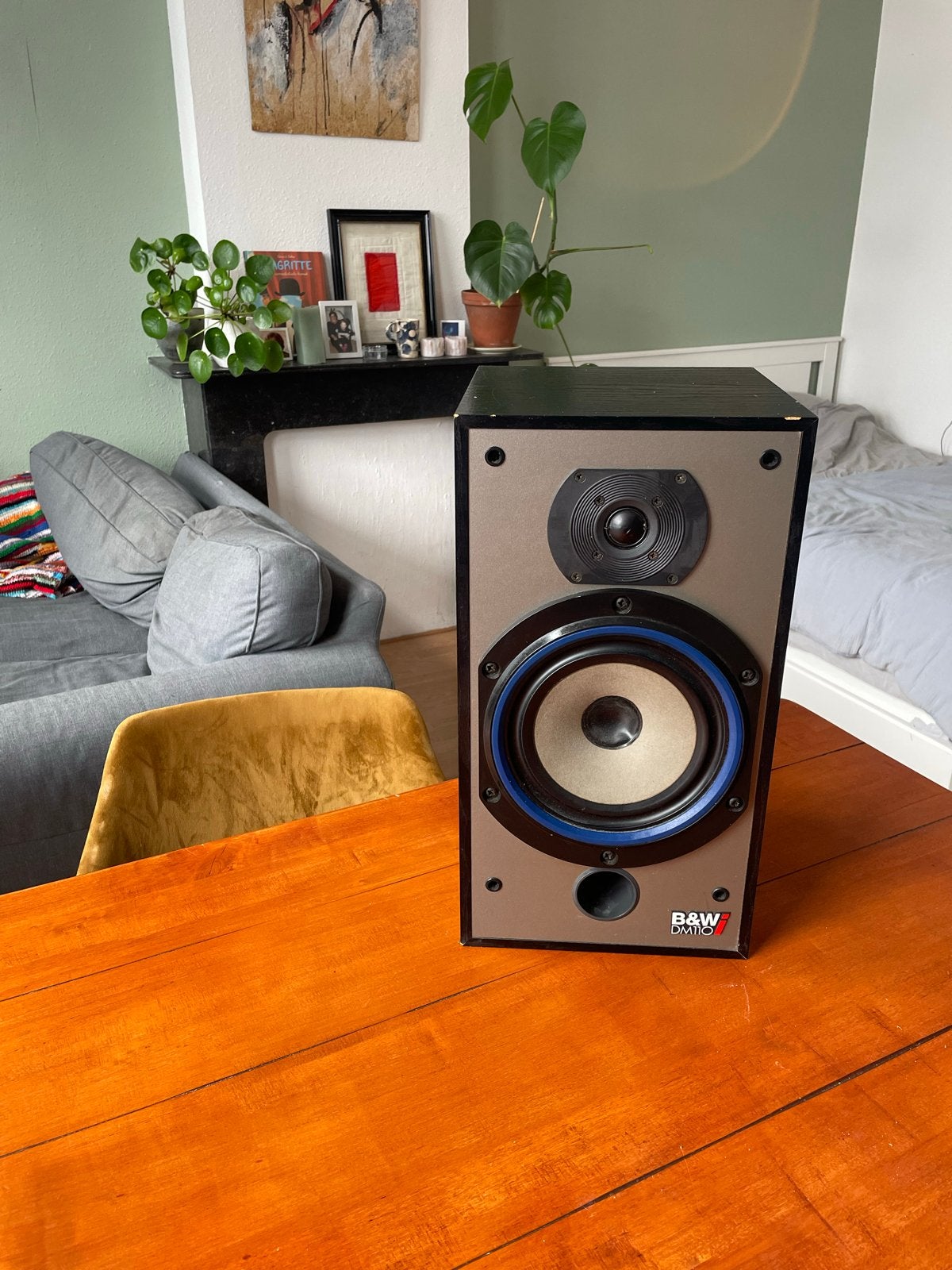B&W DM110 Speakers - moet nageken worden, Audio, Tv en Foto, Luidsprekers, Ophalen, Gebruikt, Bowers & Wilkins (B&W), Minder dan 60 watt