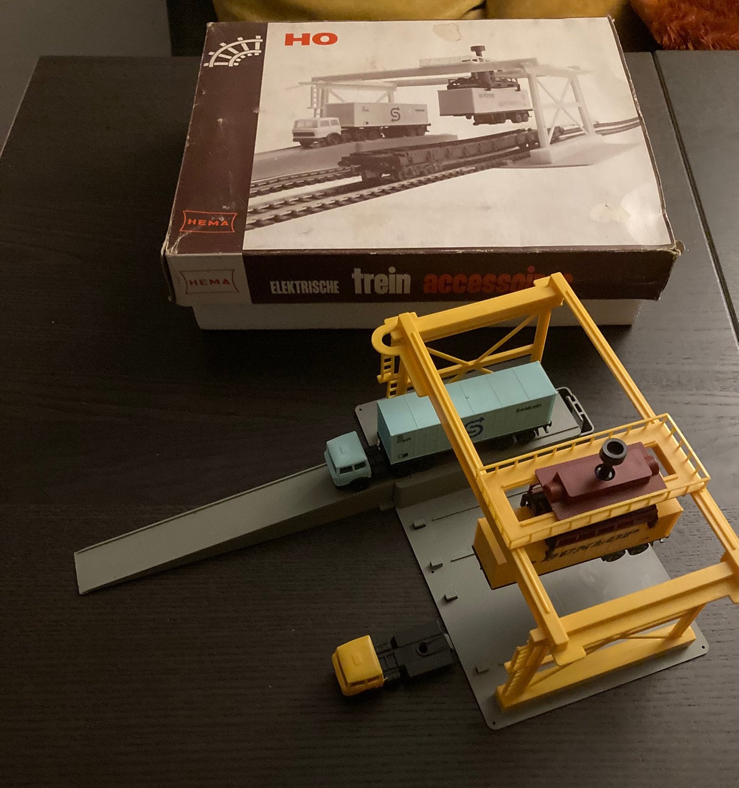 Vintage jaren ‘70 Lima (Hema) laad en los installatie., Hobby en Vrije tijd, Modeltreinen | H0, Ophalen of Verzenden, Zo goed als nieuw