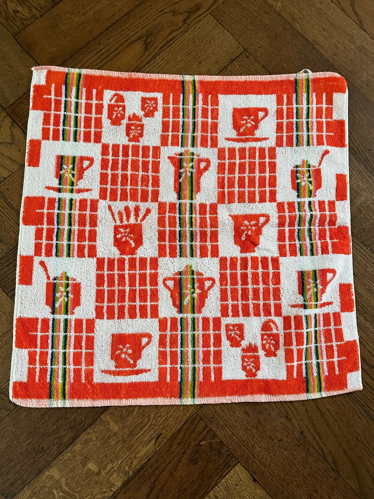 Vintage retro keukendoek Allure, Huis en Inrichting, Katoen, Overige merken, Wasbaar, Zo goed als nieuw